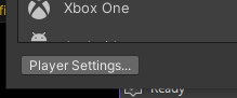 Build Settings — Player Settings